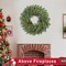 Real Touch Pine Christmas Wreath 24 Inch Christmas Wreaths for Front Door Winter Wreath Artificial Green Wreaths Outdoor Christmas Decorations Indoor Outside Window Home Holiday Thanksgiving